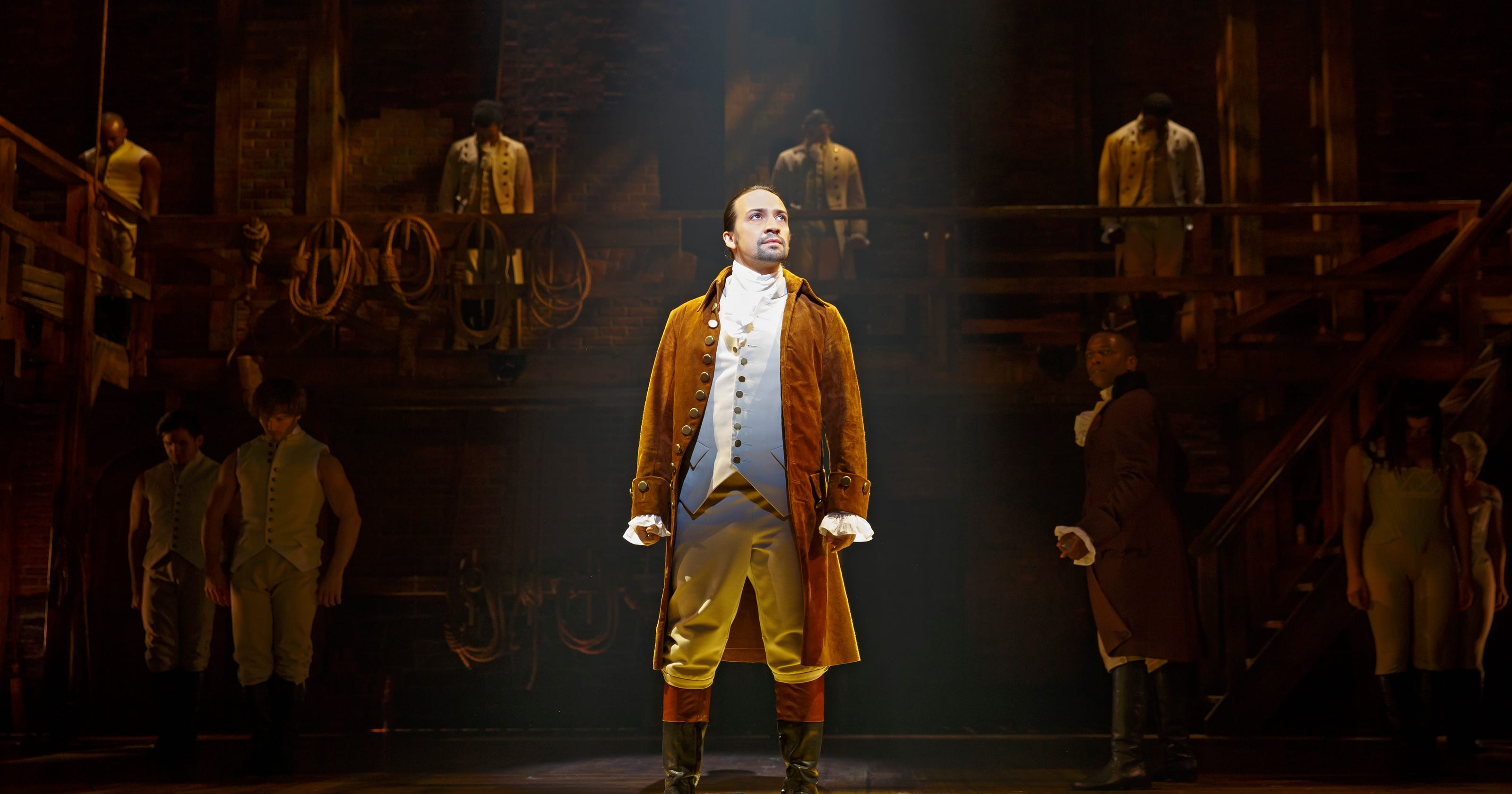'Hamilton' cast gets its shot at the Grammys - live