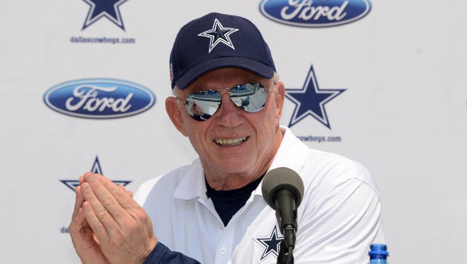 Dallas Cowboys owner Jerry Jones has plenty of reasons to be happy.