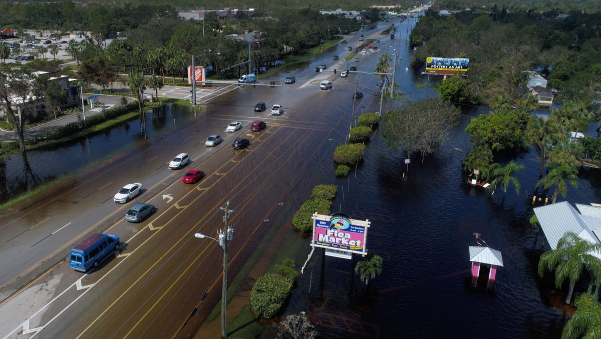 Aerial photos of Irma damage in Naples, Bonita Springs, Goodland