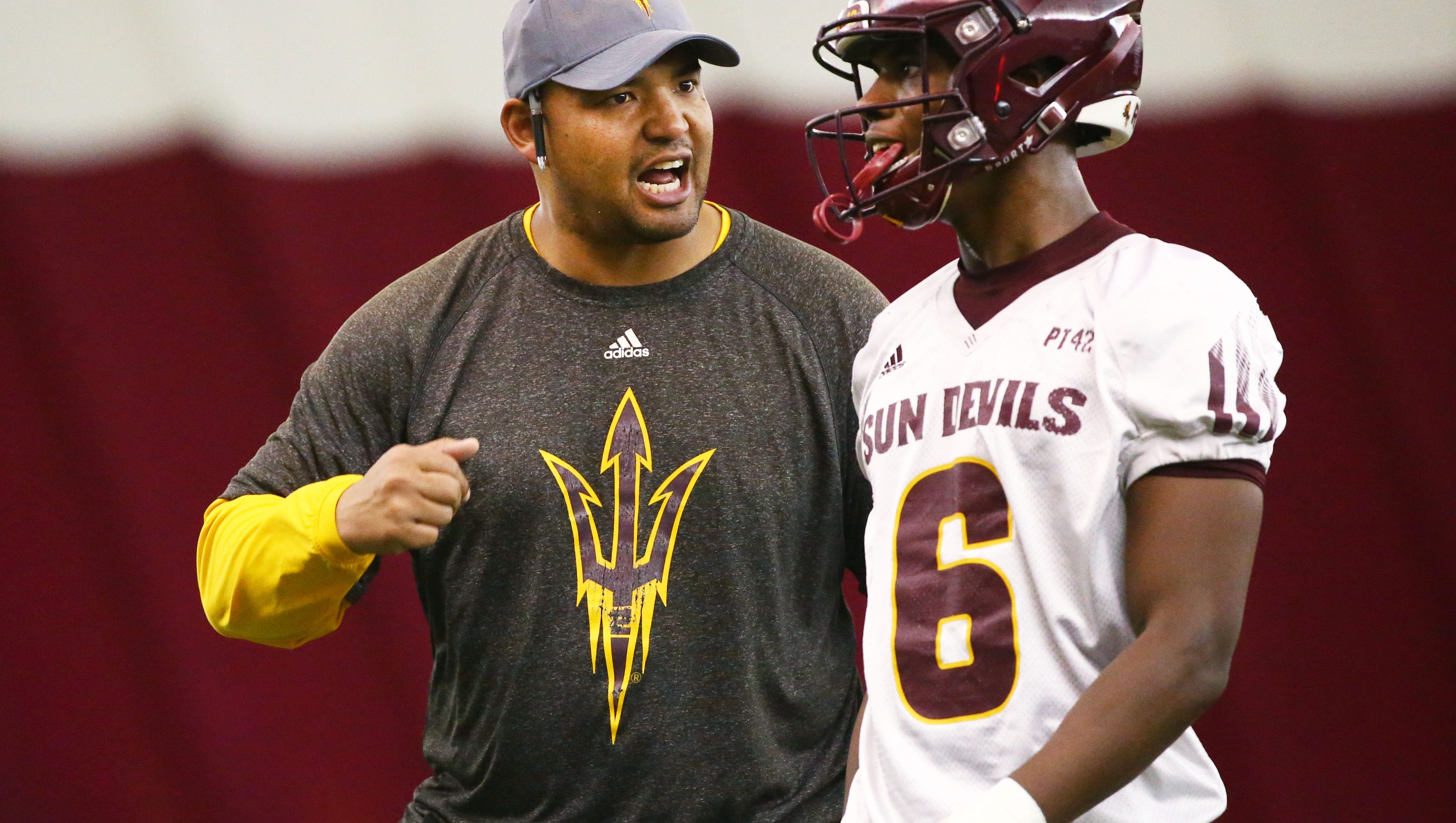 Asu Football Marvin Lewis Antonio Pierce Co Defensive Coordinators