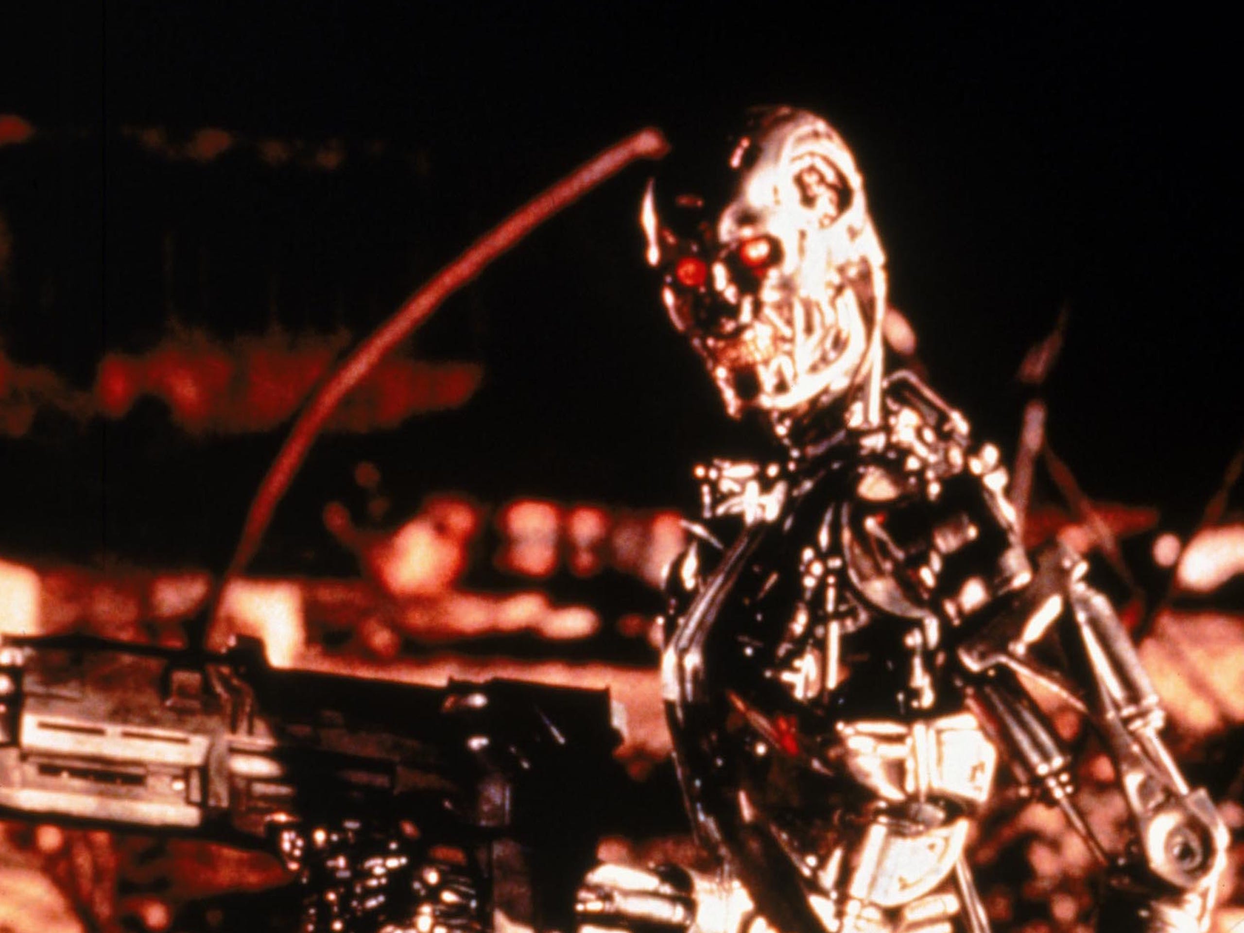 DATE TAKEN: Unavailable--- Robot from the movie "Terminator 2". ORG XMIT: UT68487