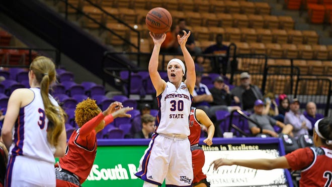 Northwestern State's Beatrice Attura has been on a scoring surge in recent games.