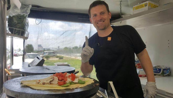 Brandon Lutsch is the new owner of the Sweet N Savory food truck, where gluten-free crepes and scratch cooking recipes focused on local ingredients.