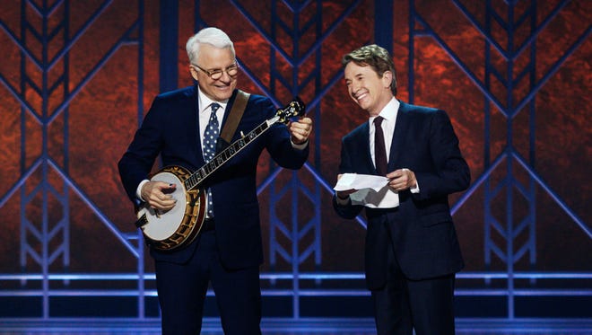 Steve Martin and Martin Short trade friendly barbs and sing some looney tunes here Oct. 28.