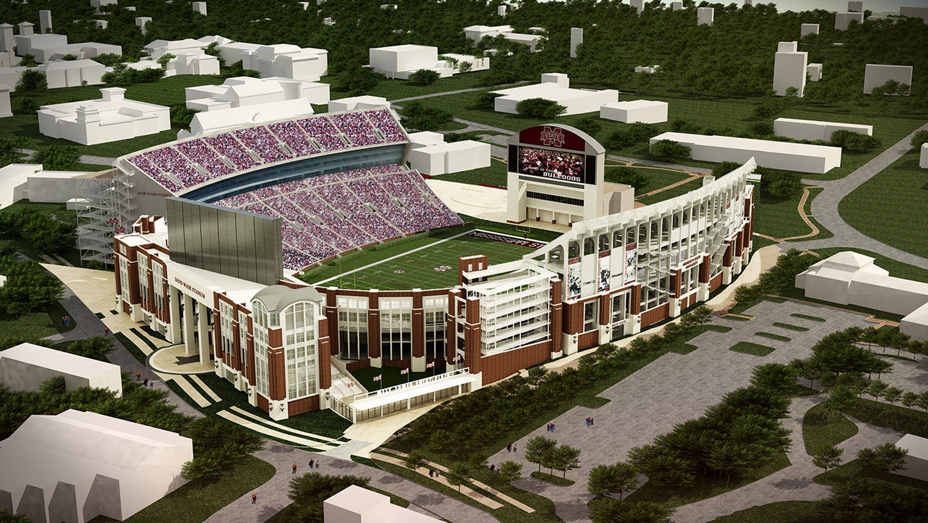 Touring the renovations at MSU’s Davis Wade Stadium