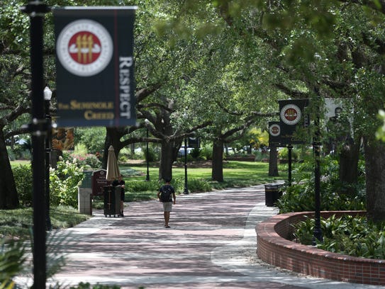 Florida State University’s campus Thursday, May 11,
