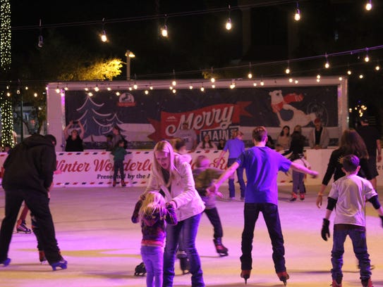 The weekend features arts, crafts and local vendors. Other attractions include the Winter Wonderland Ice Rink and the Jack Frost Food Truck Forest.