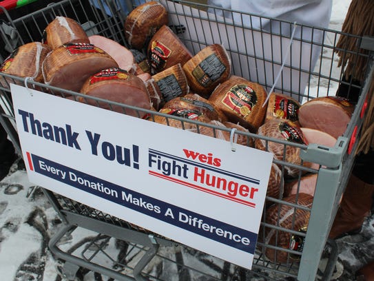 Weis Markets and Hormel Foods partnered to donate 10,000