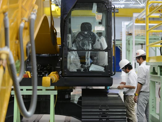 The new Kobelco plant, a Japanese company that makes