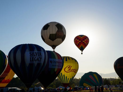 Reno Balloon Race 2016 media day.