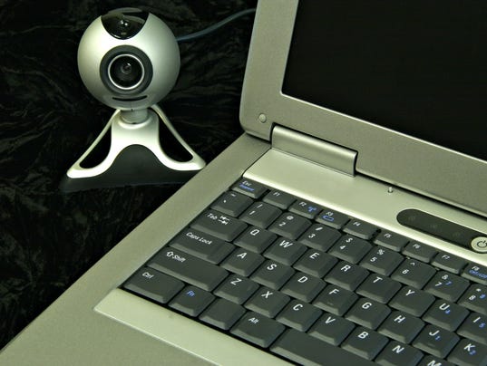 Laptop with webcam