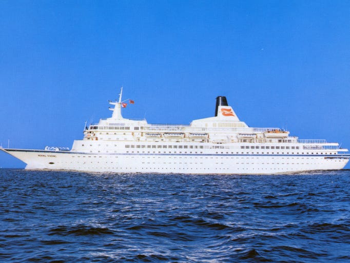 No. 9: Royal Viking Trio. As built, the three nearly