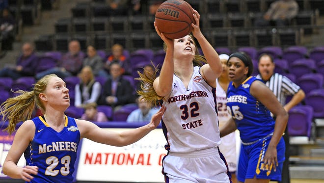 Cheyenne Brown scored 16 points for Northwestern State against SLU.