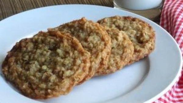 If you're looking for a non-traditional oatmeal cookie (no cinnamon or nutmeg here), try Laurie Sanders' Grandma Helen's Oatmeal Cookies recipe.