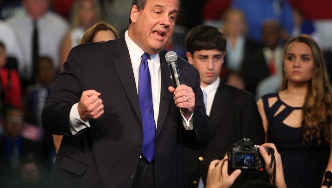 Governor Chris Christie formally announces his presidential candidacy at his alma mater, Livingston High School, Tuesday, June 30, 2015, in Livingston, NJ.