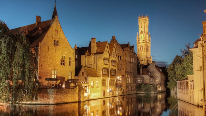 Bruges, Belgium: With rippling canals and old whitewashed almshouses, Bruges is picture-postcard-perfect. From an 18th-century bridge, watch swans paddle around the peaceful Minnewater, or "Lake of Love," which once served as a mooring place for barges. Or, meander along the often photographed Rozenhoedkaai and gaze at the medieval belfry that glows at night. This northern city in Flanders may resemble a living fairy tale, but its historic center, showcased by Lego-like brick Gothic architecture, qualifies it as World Heritage.