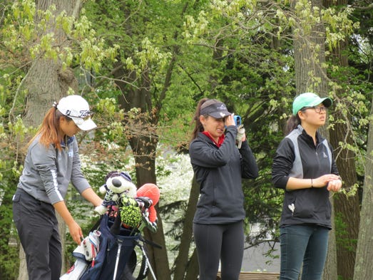 Immaculate Heart's Yoona Kim (left), Northern Highlands'