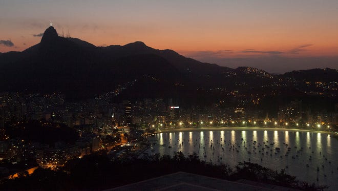 At the top of Morro da Urca, visitors have a panoramic view of Rio. As the moon rises, Christ the Redeemer is light up, making the landmark visible throughout the night.