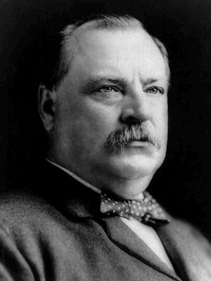Grover Cleveland, the 22nd and 24th president of the United States, visited Richmond on Oct. 1, 1887.
