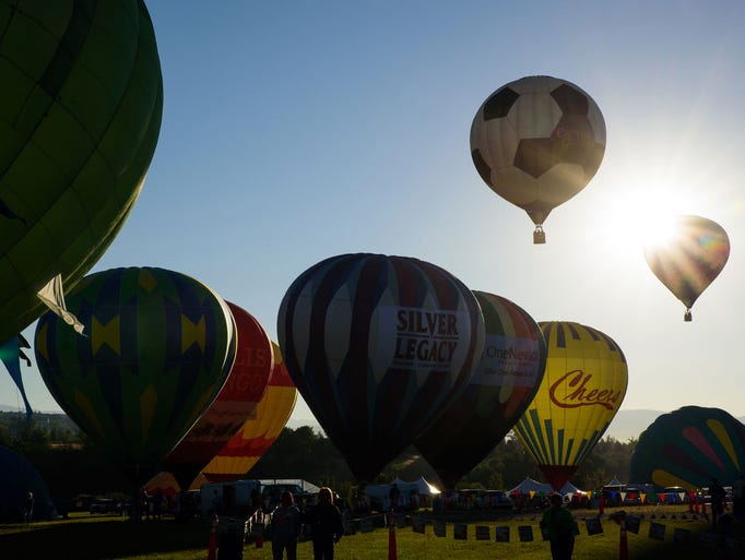Reno Balloon Race 2016 media day.