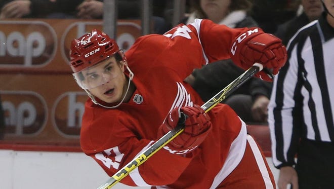 The Detroit Red Wings' Alexey Marchenko.