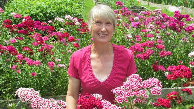 Linda VanApeldoorn is the owner of Take Your Pick Flower Farm in Lansing.