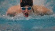 Hudson Tritter competes in 100 yards buterfly at the