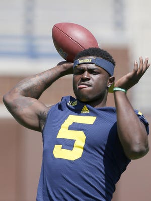 “Whatever the team needs, whatever they ask of me, whatever’s best for the team,” Jabrill Peppers said of possibly being a three-way player.