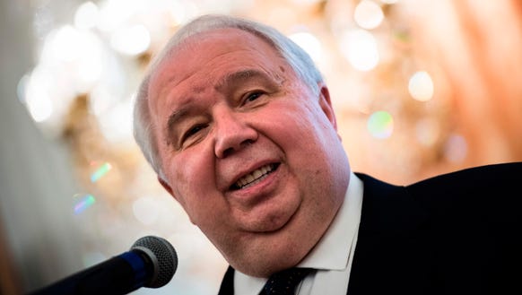 Russian Ambassador to the U.S. Sergey Kislyak is pictured