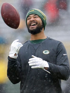 Green Bay Packers tight end Richard Rodgers is shown