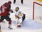 Arizona Coyotes right wing Tobias Rieder (8), left,