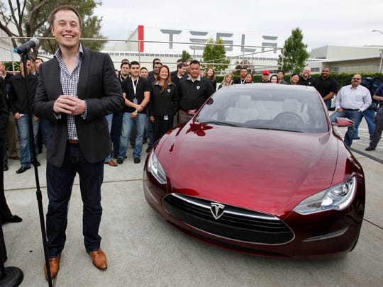 Ella Musk, Tesla CEO, unveils new Tesla factory