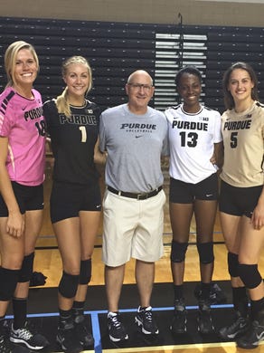 Purdue debuts new volleyball jerseys