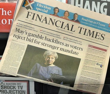 In London on June 9, 2017.