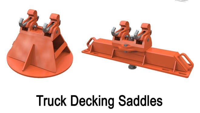 Truck Decking Saddles made by White Mule Co. of Ontario
