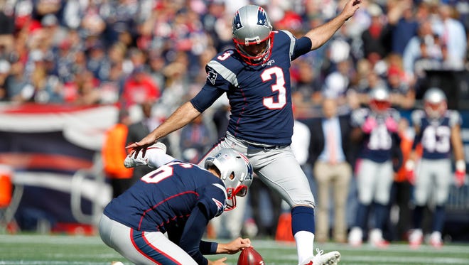 New England Patriots kicker Stephen Gostkowski (3) has established himself as one of the best kickers in the NFL.