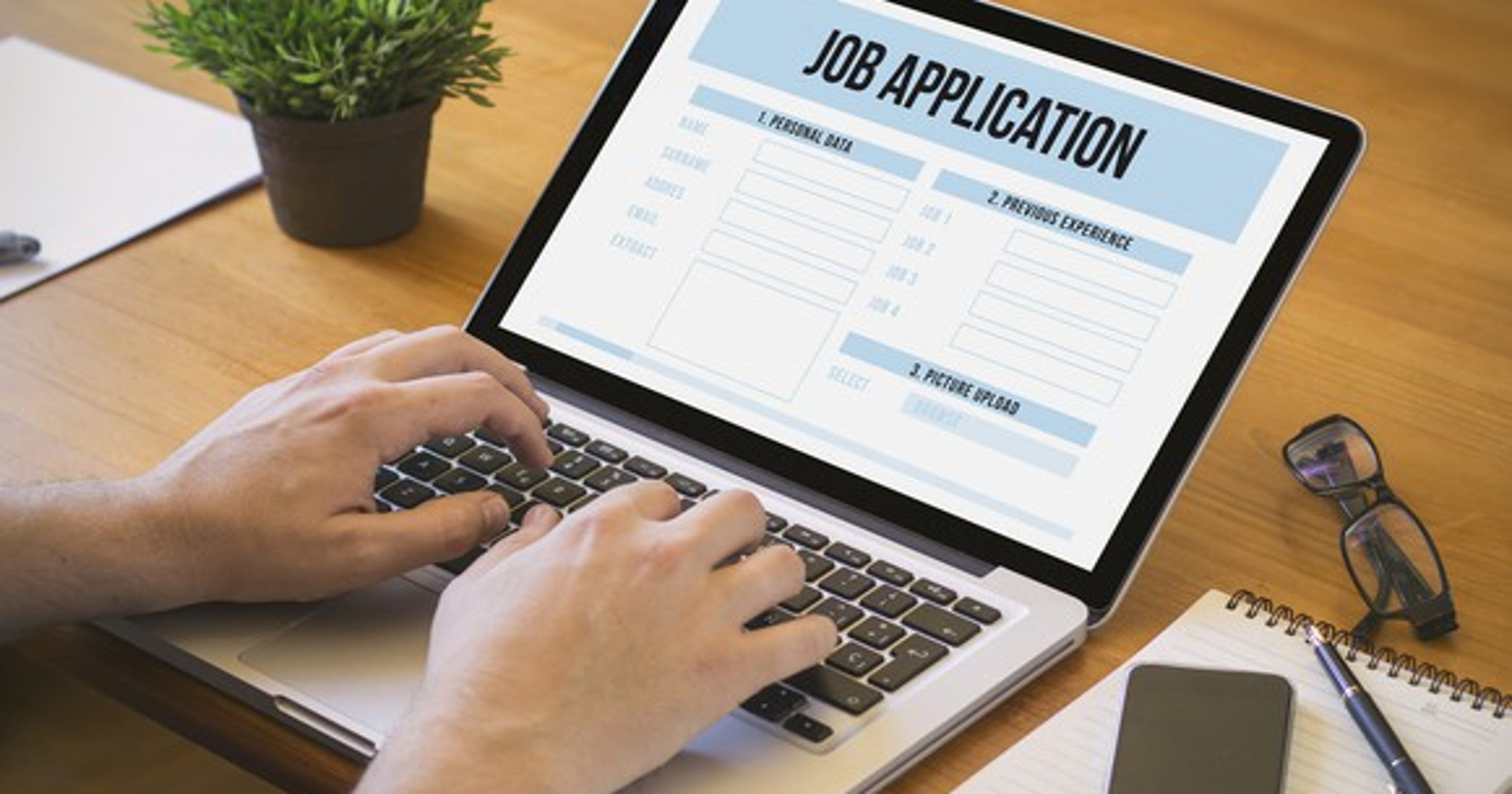 What happens when you apply for a job online