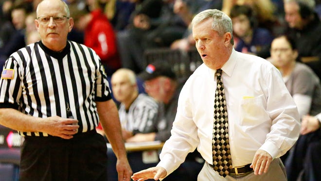 Delone Catholic head coach Gerry Eckenrode has led his Squirettes to the District 3 Class 3-A girls' basketball title game.