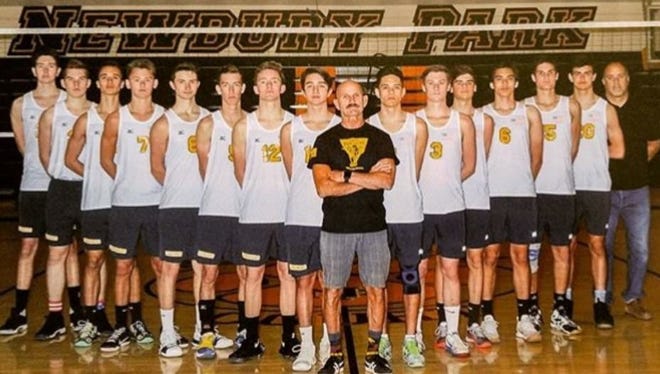 The Newbury Park High boys volleyball team has jumped to the early lead in what should be a down-to-the-wire race in the Marmonte League.