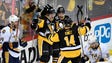 Pittsburgh Penguins center Jake Guentzel (59) celebrates