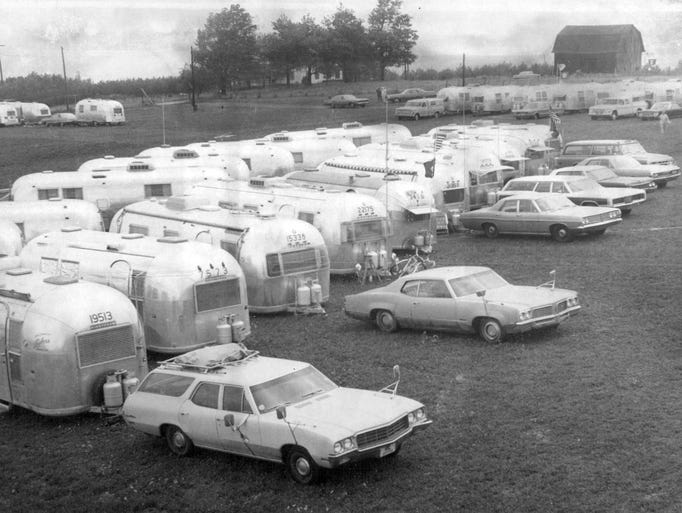 Airstream Trailers arrive at Parson's Mountain top