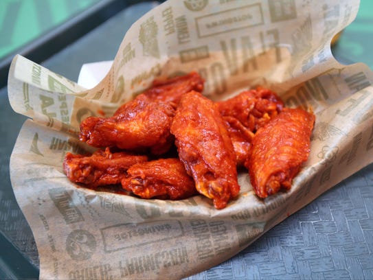 Variety of flavors at Wingstop in Port Chester