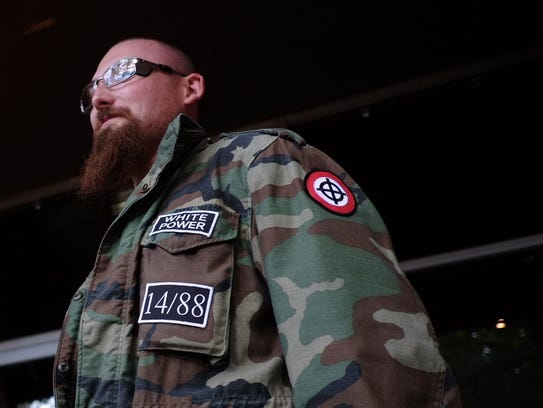A White supremacist from Stormfront attends the Stormfront