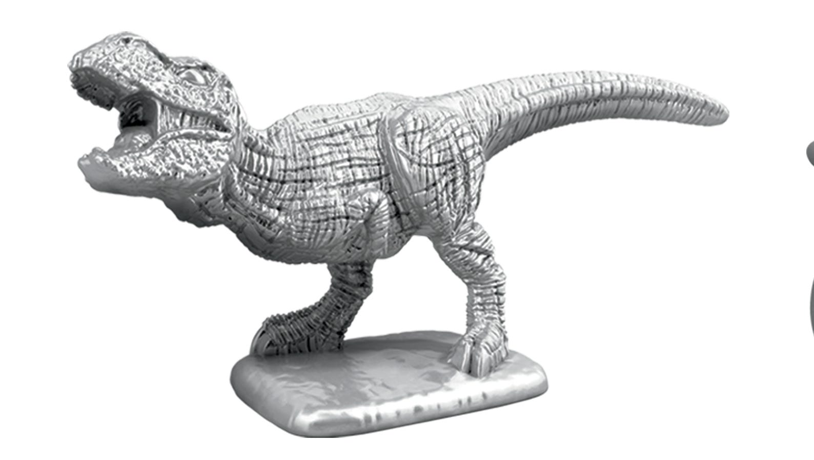 T-Rex Dinosaur Monopoly Replacement Piece New Token Line-Up 