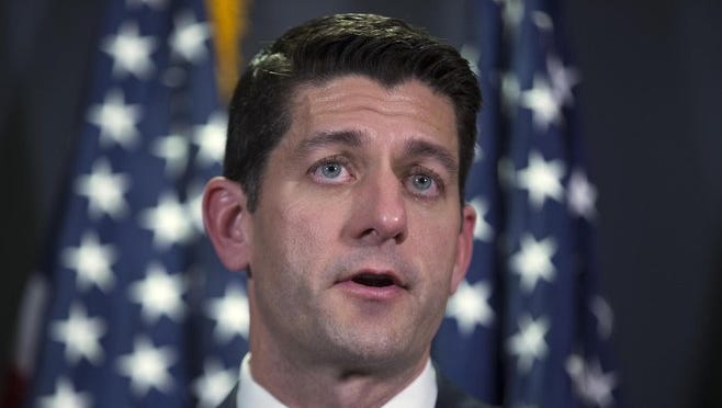 House Speaker Paul Ryan, shown speaking at a news conference at the Republican National Committee headquarters in Washington Tuesday, was named one of the world’s 100 most influential people Thursday by Time magazine.