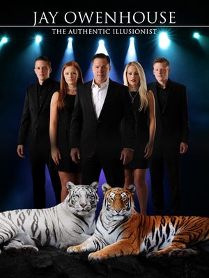 Jay Owenhouse, his tigers and his children return to the Weill Center for a show on Feb. 24.