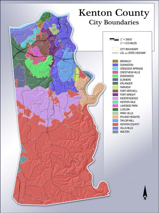 Kentucky redistricting changed Kenton County's voting districts