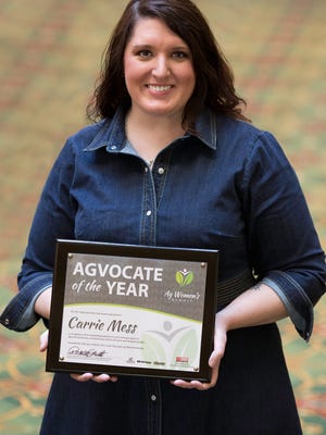 Carrie Mess of Milford was named the 2017 AgVocate of the Year at the Wisconsin Ag Women’s Summit held March 10 and 11 in Madison.