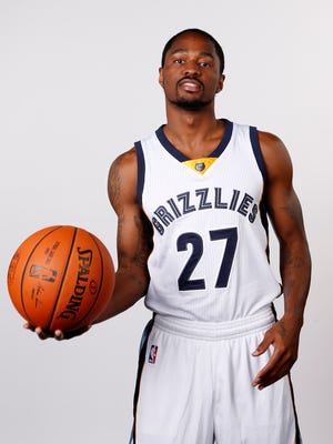 Kalin Lucas, shown during Memphis' media day in September, was signed by the Grizzlies on Tuesday.