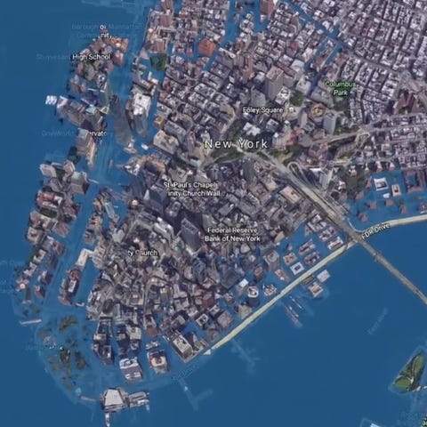 A view of what New York City would like like...